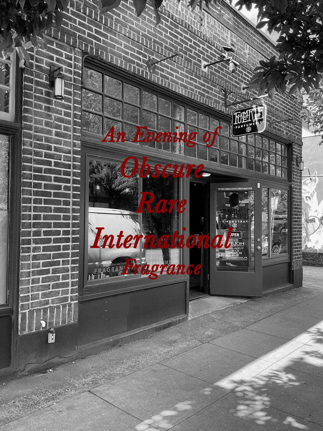 An Evening of Obscure, International, and Rare Fragrance