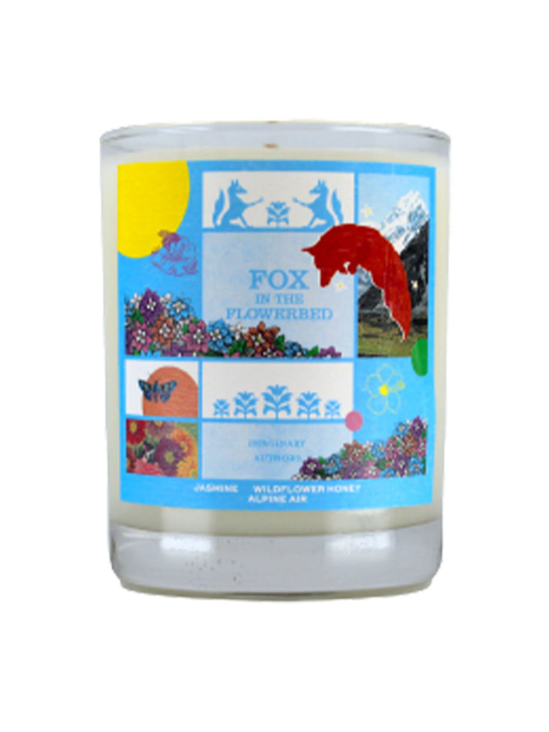 Imaginary Authors • Fox in the Flower Bed Candle